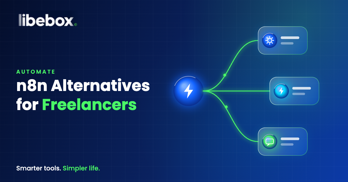n8n Alternatives for Freelancers - Libebox illustration
